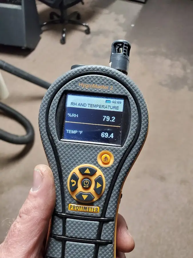 Moisture meter humidity assessment for Mold Remediation & Removal in Gentry